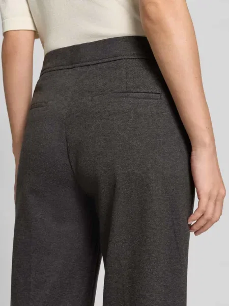 Spodnie materiałowe o kroju bootcut z dodatkiem Christian Berg Woman