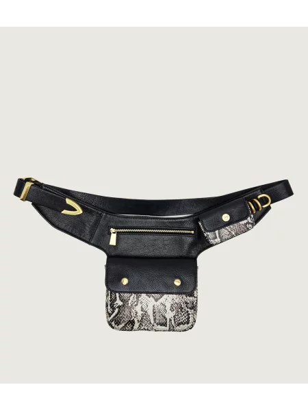 Rucsac Pinko din piele negru