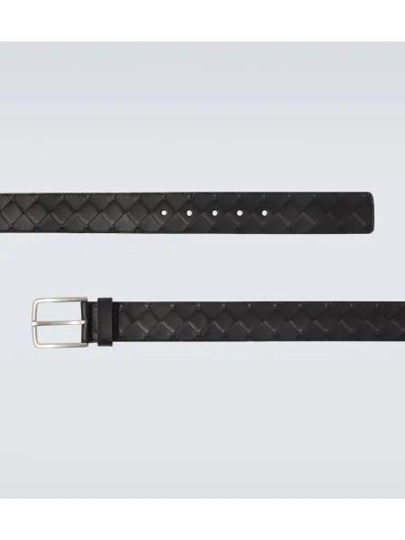Curea Bottega Veneta din piele negru