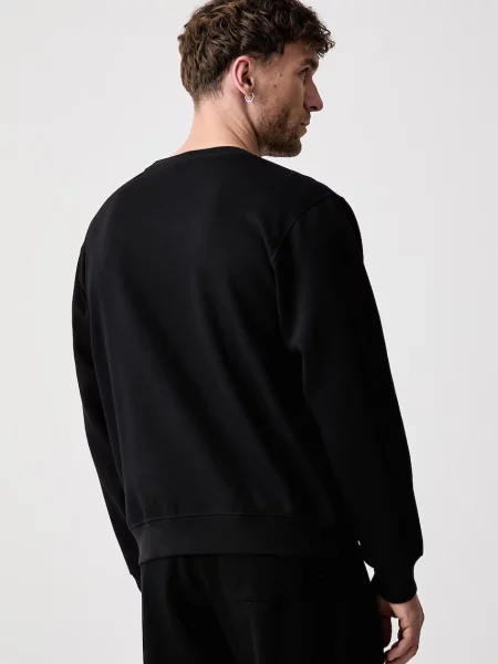 The North Face bluza z bawełną Essential czarna