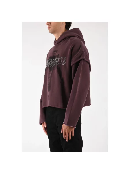 Bluza z kapturem Purple Brand fioletowa
