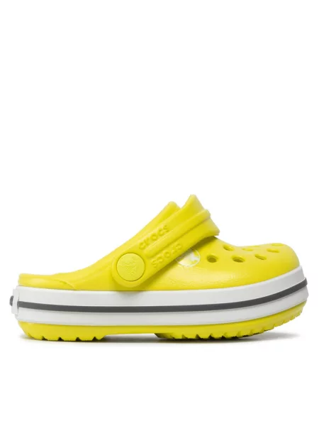 Klapki Crocs żółte