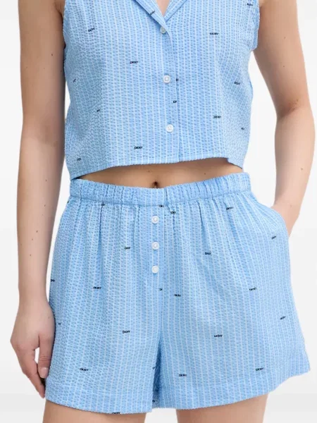 Pijamale Dkny cu imagine albastru