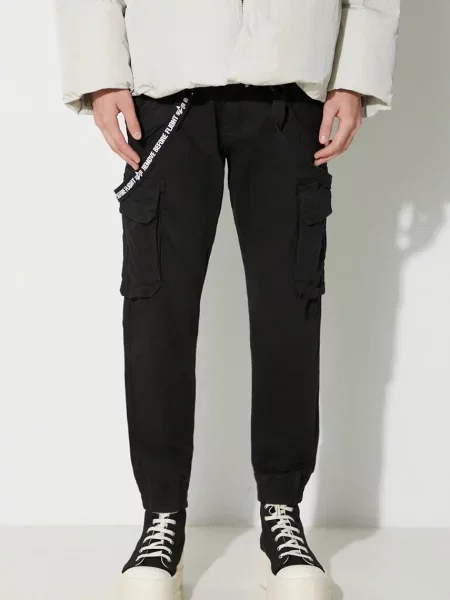 Kalhoty Alpha Industries bílé