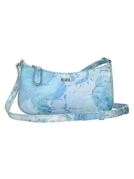 Torebka Alviero Martini 1a Classe skórzana niebieska