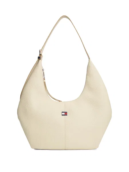 Geanta hobo Tommy Jeans bej