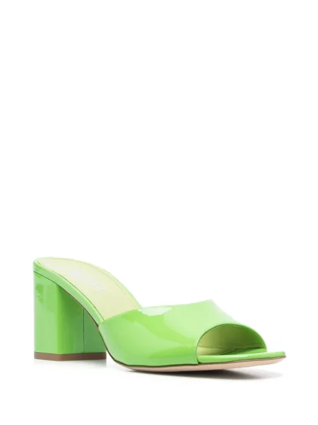 Sandale Paris Texas din piele verde