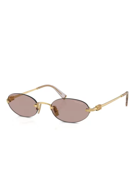 Ochelari de soare Miu Miu Eyewear auriu