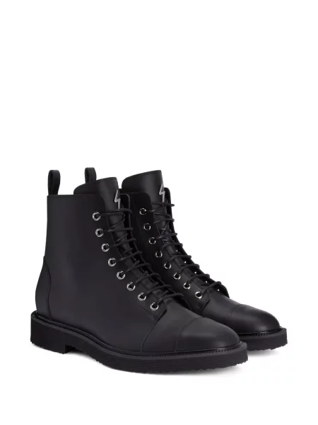 Cizme scurte Giuseppe Zanotti din piele negru