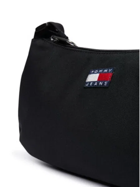 Tommy Jeans Kabelka na rameno ESS DAILY čerešňová biela čierna