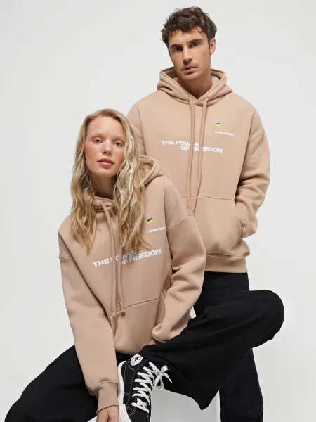 Жіноче Худі INTERTOP бавовна/поліестер бежевий