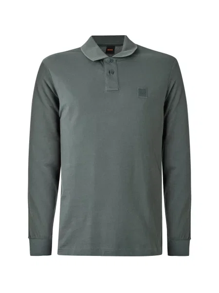 BOSS Tricou Passerby smarald verde