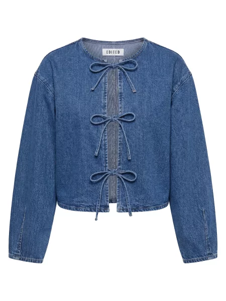 EDITED Bluză Lys denim albastru