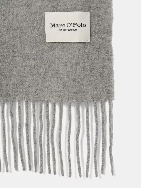 Marc O'Polo fular pentru femei din lână gri