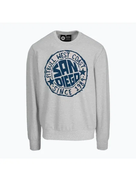 Hanorac crewneck Pitbull West Coast melange gri