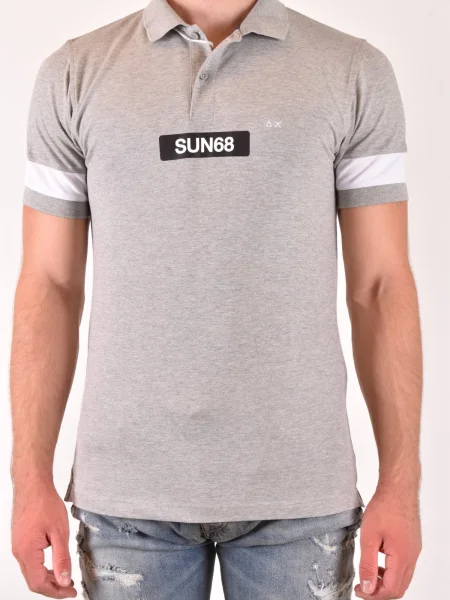Polo Sun68 alb