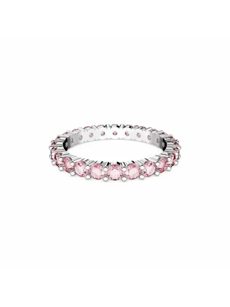 Pierścionek Swarovski różowy