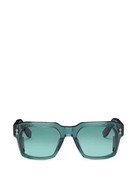 Ochelari de soare Akoni cu imprimeu geometric verde