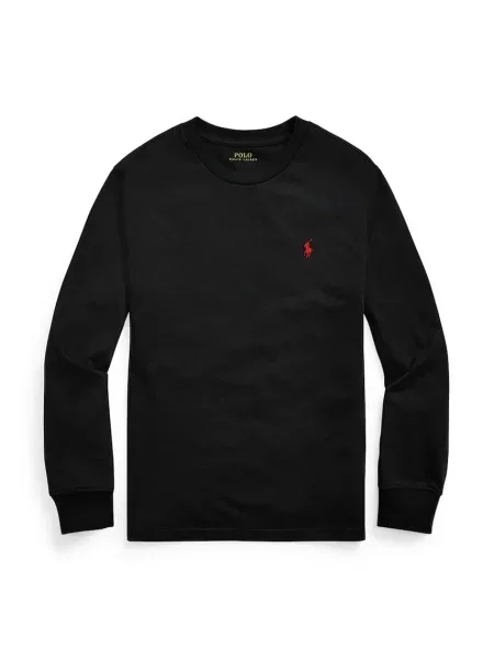Polo Ralph Lauren tričko s dlhým rukávom čierna