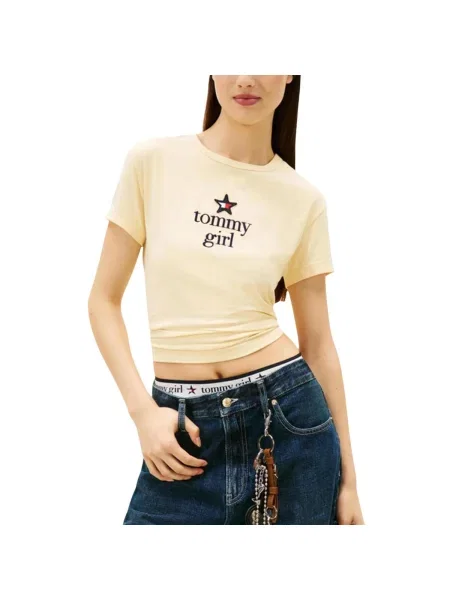 Tričko Tommy Jeans bílé