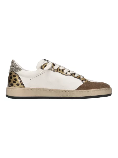 Sneakersy 4b12 skórzane białe