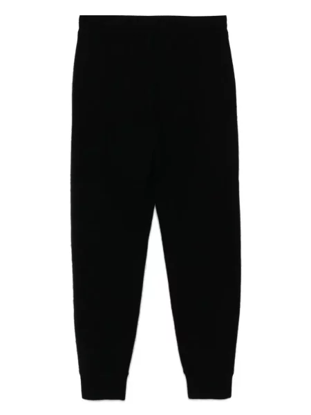 Pantaloni James Perse din cașmir negru