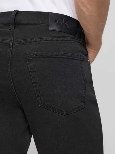 Calvin Klein Jeans dżinsowe szorty bermudy Mężczyźni jednolity 30 czarny