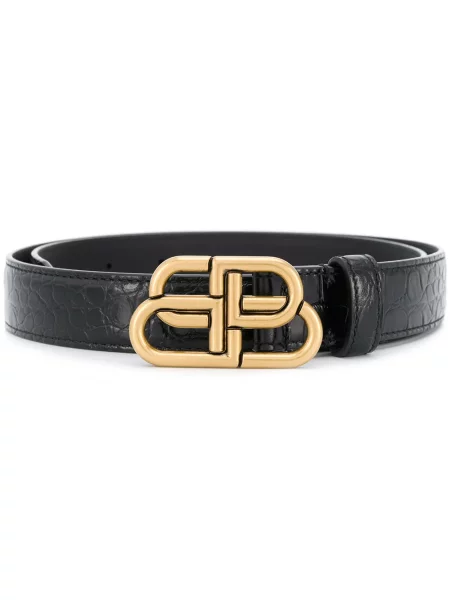 Cu centură curea Balenciaga negru