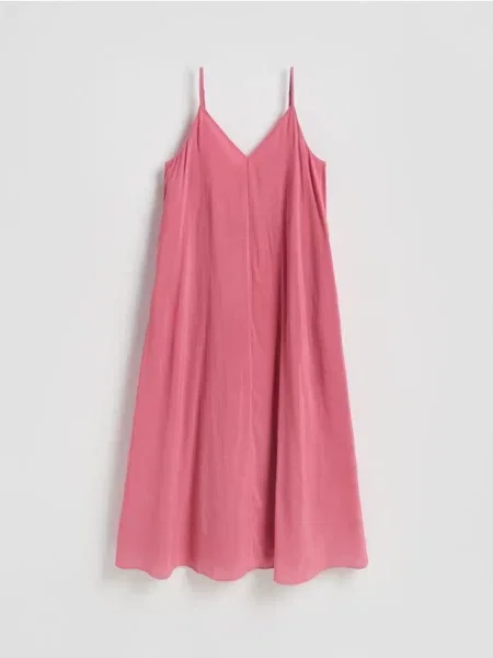 Reserved Rochie mini cu conținut ridicat de modal roz-pudră roz