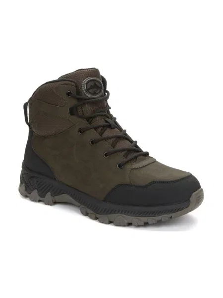 Buty do kostki Grunberg wełniane zielone