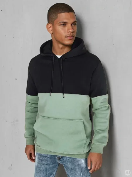 Bluza basic z kapturem Dstreet czarna