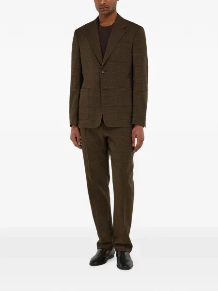 Costum Ferragamo de lână maro
