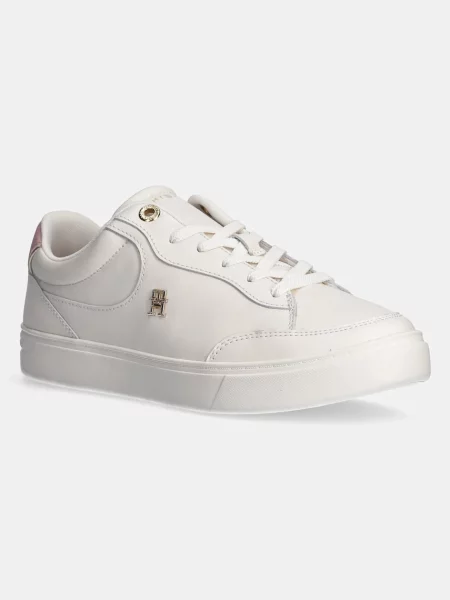 Pantofi Tommy Hilfiger din piele bej