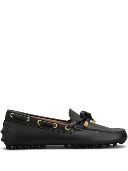 Pantofi loafer Tod's cu funde negru