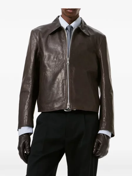 Geanta de piele Our Legacy maro