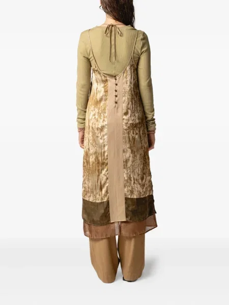 Rochie Muller Of Yoshiokubo cu model floral cu imagine cu legături