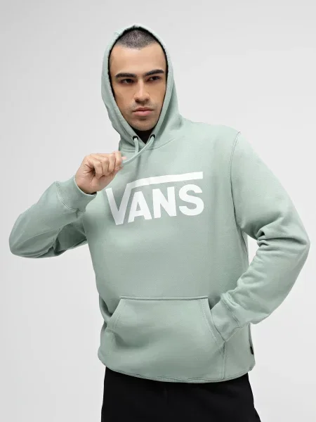 Классическое худи Vans зеленое