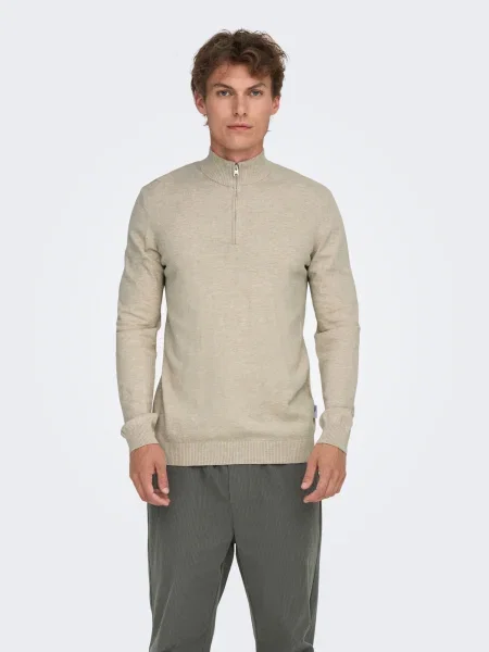 Only & Sons Pulover ONSLoui amestecat bej