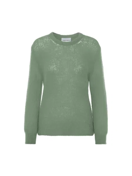 Sweter American Dreams wełniany zielony