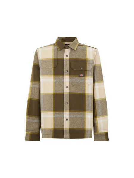 DICKIES Košulja Nimmons svijetlobež kaki