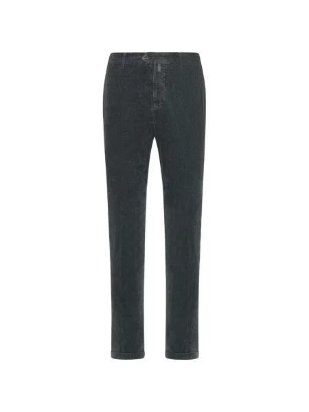 Pantaloni Kiton de catifea cord gri