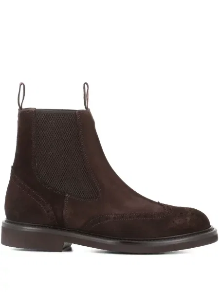 Botine Tassinari din piele de căprioară maro