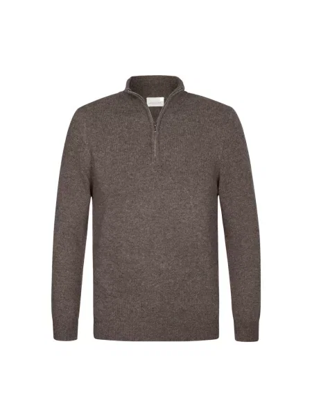 Sweter Profuomo brązowy