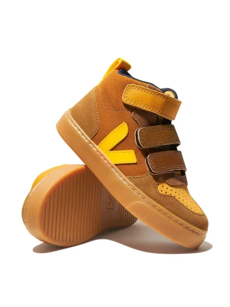 Sneakersy dziecięce Veja V-10 żółte