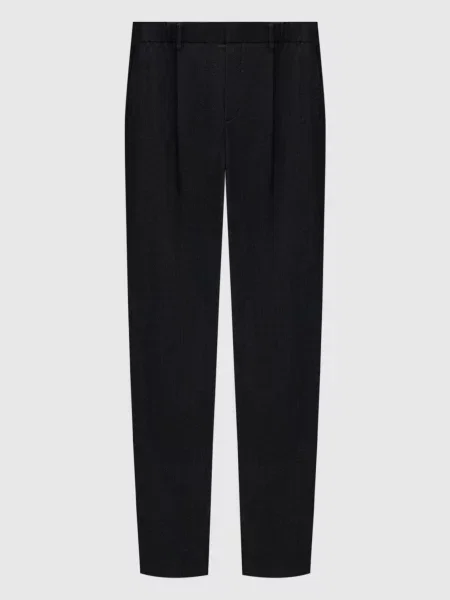 Штани з вовною Agnona сірі