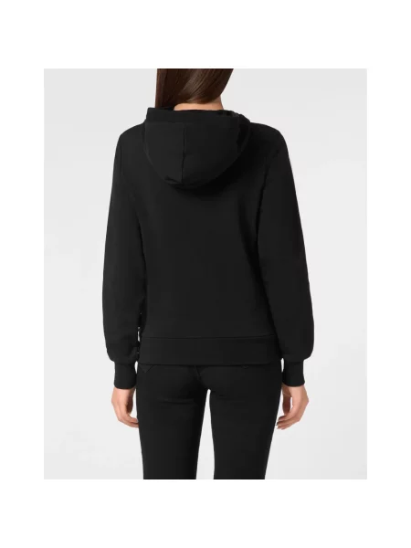 Bluza z kapturem Philipp Plein z kapturem czarna
