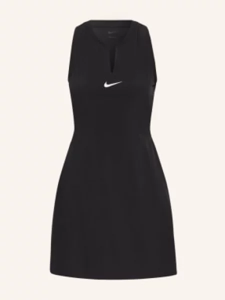 Nike Sukienka Tenisowa Court Dri-Fit Club schwarz czarna
