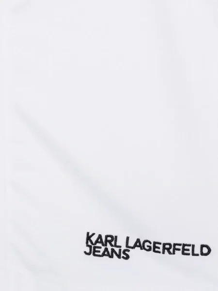 Top Karl Lagerfeld Jeans cu imagine alb