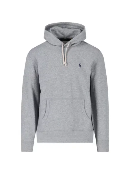 Fleece kockás sapka Polo Ralph Lauren autogrammal kék
