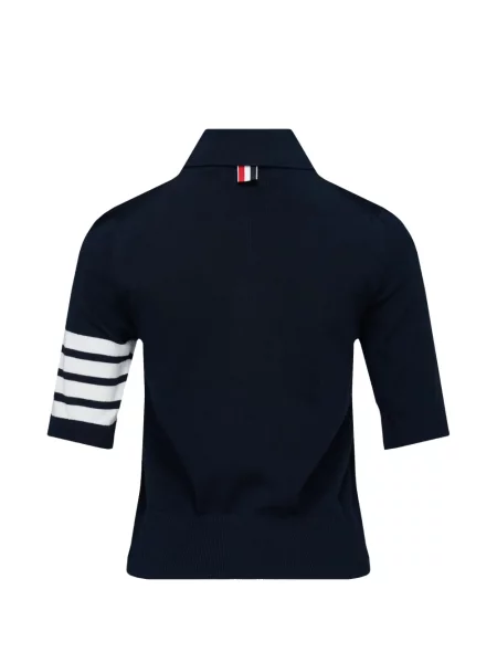 Tricou polo Thom Browne tenis albastru